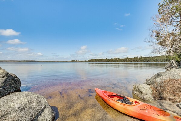 Eastbrook Vacation Rental | 2BR | 1BA | 1,024 Sq Ft | Steps Required