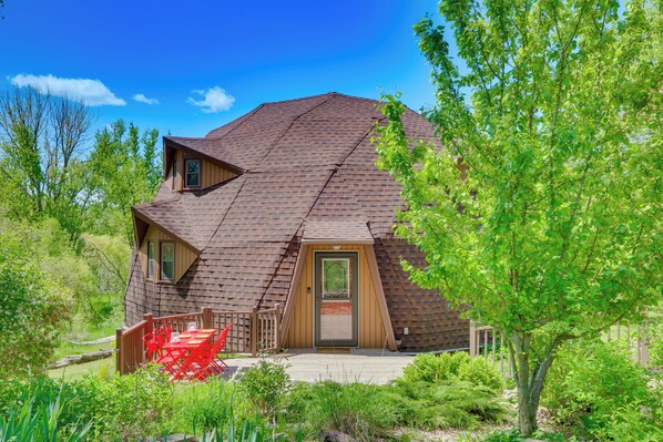 North Freedom Vacation Rental | 3BR | 1BA | 1,800 Sq Ft | Steps Required