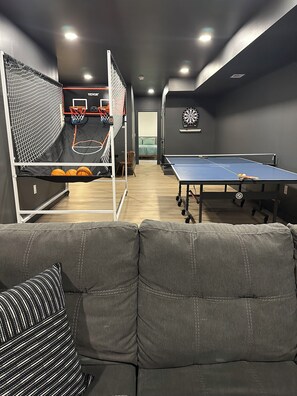 Game area- you won't be bored here. 