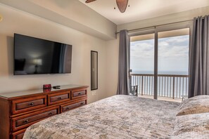 Gulf front master bedroom