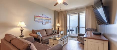 Gulf front living room