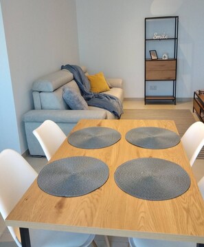 Living and dining area