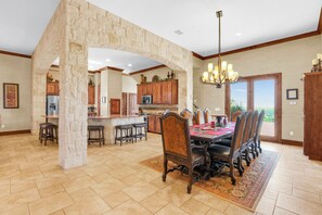 Expertly designed interior with custom touches create a one of a kind space