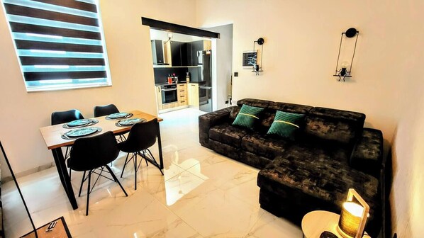 Kitchen - Living and Dining area