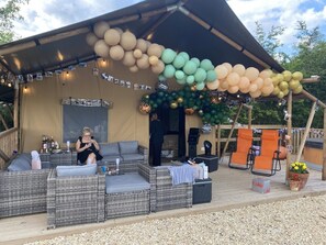 Awaiting some party guests
