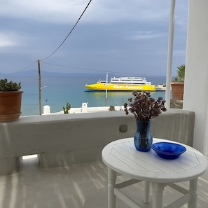 Scenic view from the property with a sea backdrop

