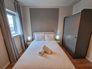 Get a great night's sleep in our stylish and cosy bedroom