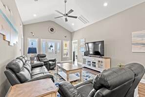 Get everyone together for a family movie night or to play some games.