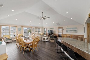 Top Level Living and Dining Area