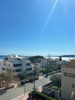 Blick von der Unterkunft