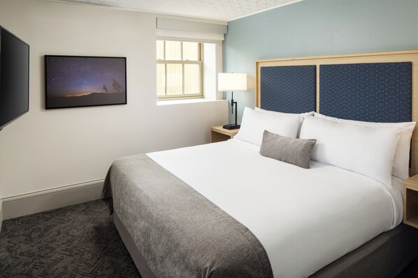 Unit with a King bed