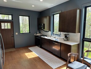 Fully stocked kitchen