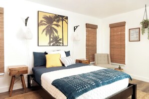 Beautiful natural bamboo window shades.