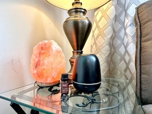 Additional decor to set the vibe and ambiance.