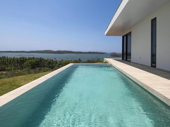 Infinity pool with breathtaking views