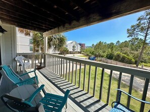 Beautiful view from the balcony. Cotton Bayou 6A, 2 bedrooms 2 Bathrooms, Sleeps 6. Managed by Island Rentals