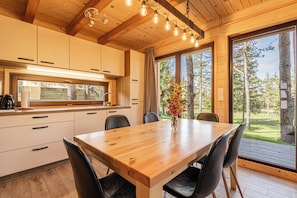 Kitchen and dining area