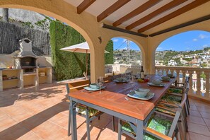 Covered terrace