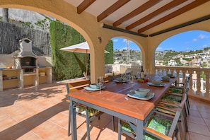 Covered terrace