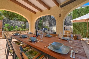 Covered terrace
