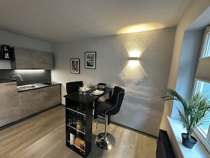 Apartment Königsstuhl Essbereich