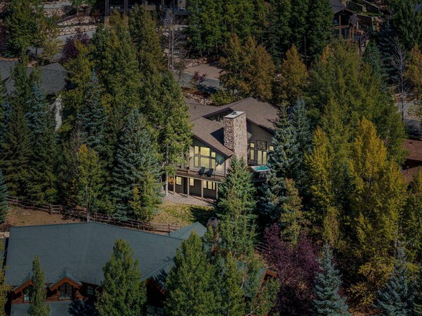 Large Wooded Landscaping and Exterior of One of Our Luxury Park City Vacation Rentals.