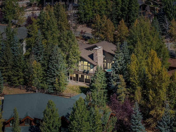 Large Wooded Landscaping and Exterior of One of Our Luxury Park City Vacation Rentals.