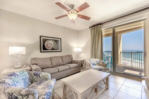 Gulf views from the living room