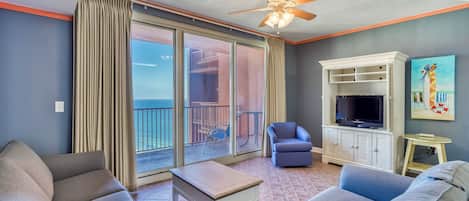 View of the gulf from the living room
