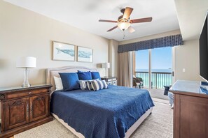 Gulf front master bedroom