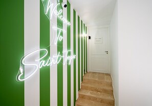 Interior entrance
