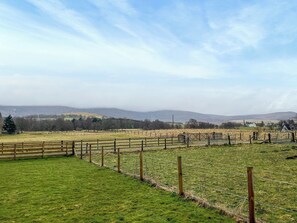 The bombie Glamping Pods offer a breath-taking view of the Cromdale Hills | Bombie Glamping pod, Cromdale, near Grantown-on-Spey