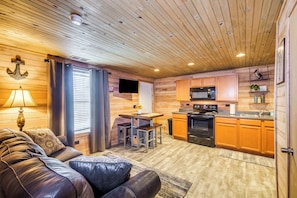 Living Area | Kitchen | Single-Story Home