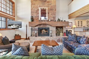 Furniture, Indoors, Living Room, Fireplace, Home Decor