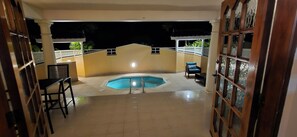 Pool at night