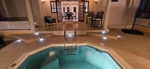Pool at night