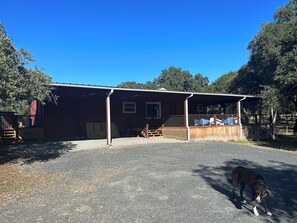 Whole house with large deck, view and access to quiet space