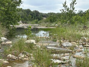 The river is low with drought conditions but the springs keep it clean and clear