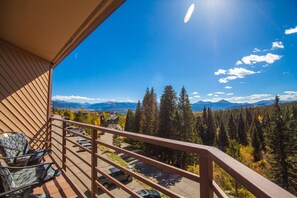Cozy Seating on Balcony to Enjoy Breathtaking Mountain Views 