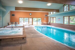Heated Pool & Hot Tubs in the Clubhouse