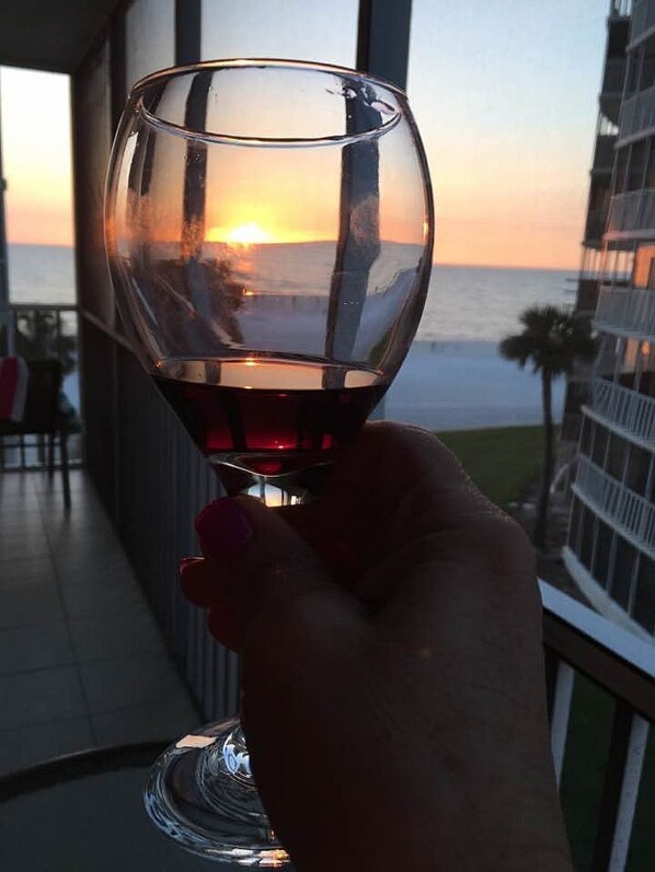 Sunset with Wine