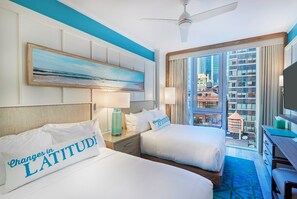 2 Double beds
