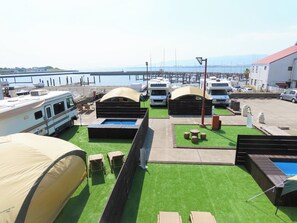 ・[Camper area] The sea spreads out right in front of you. Would you like to spend an elegant time listening to the sea breeze and the sound of waves?