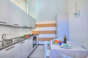 Kitchen and dining area