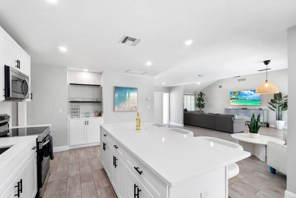 The whole crew can comfortably gather and enjoy this beautiful home.