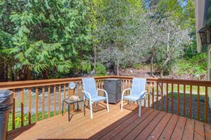 Private Deck | Forested Views