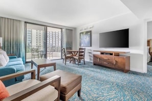 Separate living and dining areas.