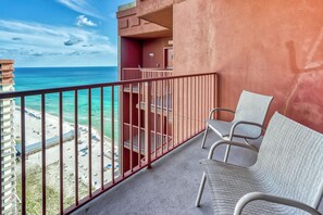 Private balcony with views of the gulf
