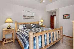 Primary bedroom with King bed