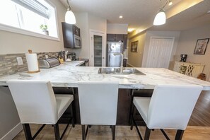 Kitchen view from dining area 